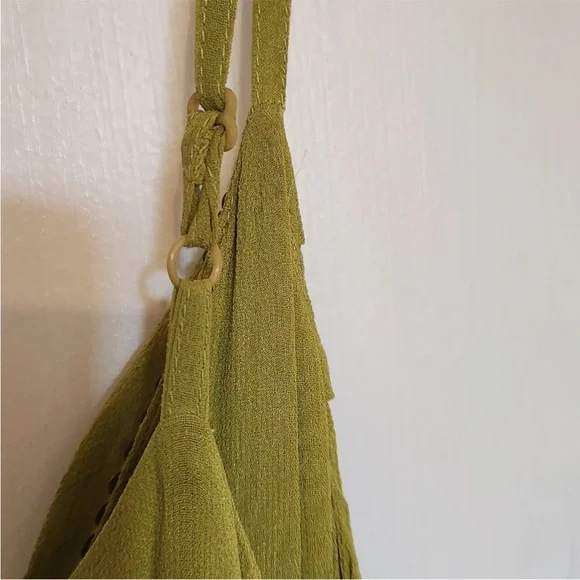 Karen Millen 100% silk Coachella Embroidered Handkerchief Dress Coachella fairy - Picture 10 of 15